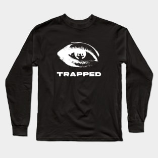 TRAPPED WHITE Long Sleeve T-Shirt